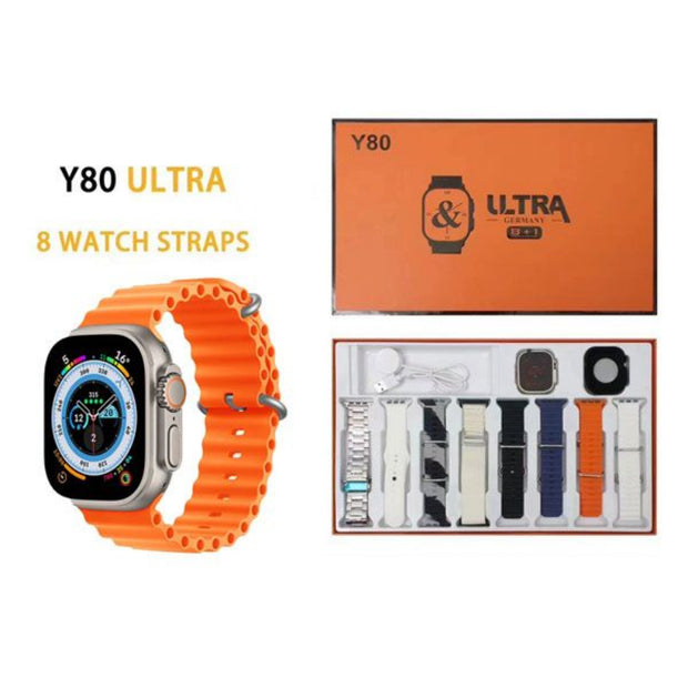 Y80 ULTRA Smart Watch 8 strap combinatio
